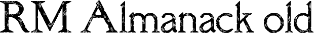 RM Almanack old Regular