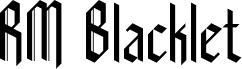 RM Blacklet Regular