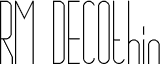 RM DECOthin Regular