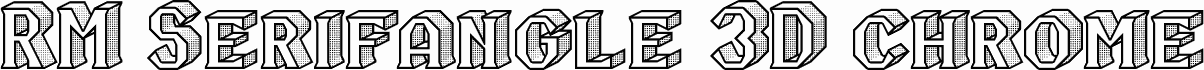 RM Serifangle 3D chrome Regular