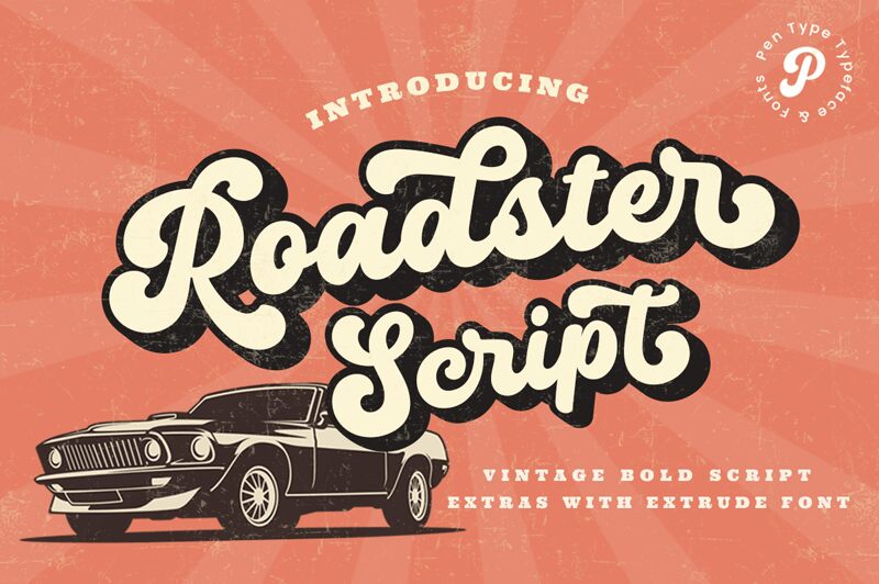 Roadster Script Schriftart