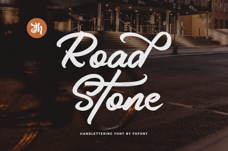 Road Stone Schriftart