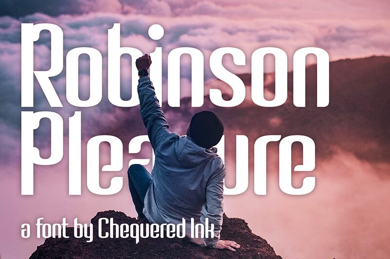 Robinson Pleasure Czcionka