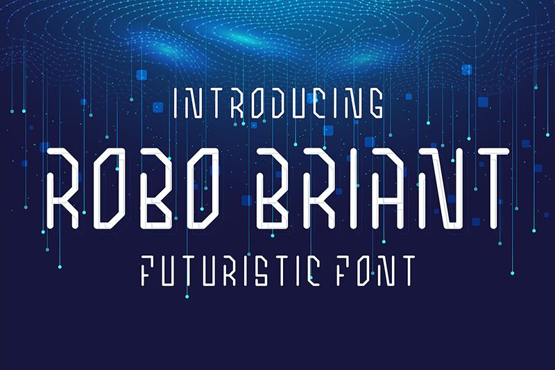 Robo Briant Schriftart