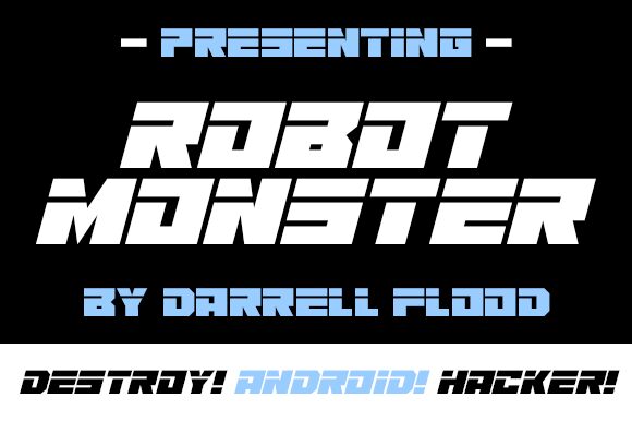 Robot Monster 字体