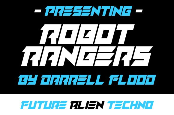 Robot Rangers Schriftart