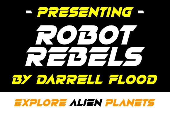 Robot Rebels Schriftart