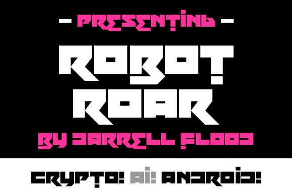 Robot Roar Czcionka