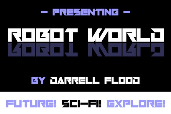 Robot World Czcionka