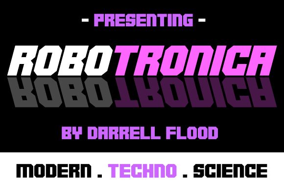 Robotronica Font