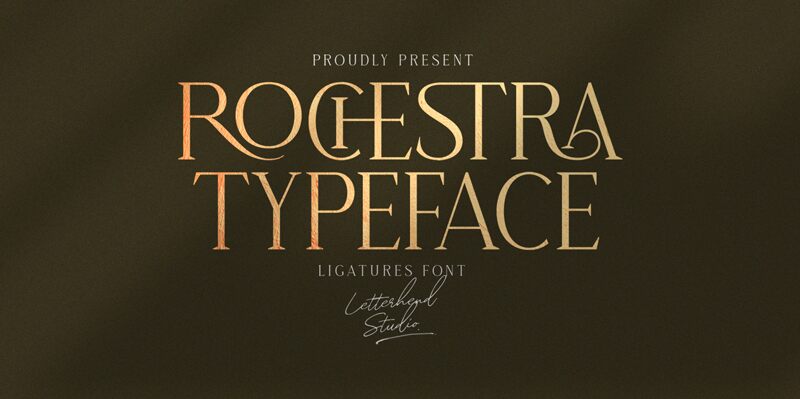 Rochestra Schriftart