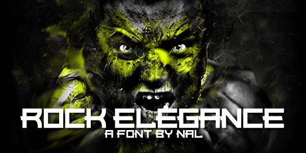 Rock Elegance Schriftart