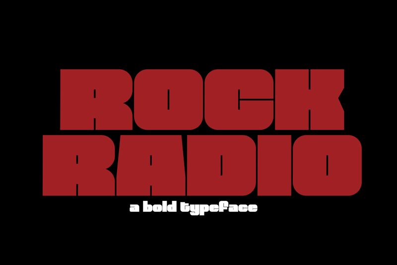 Rock Radio Schriftart