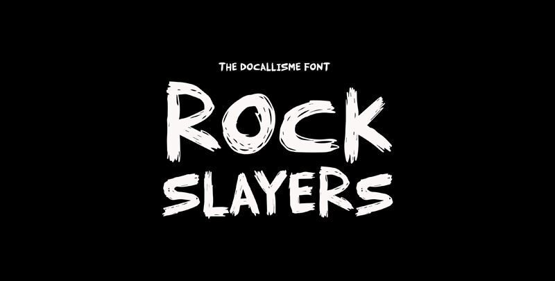 Rock Slayers Schriftart