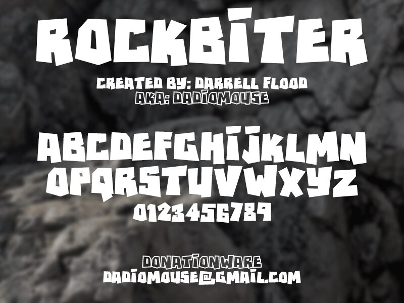 RockBiter Schriftart