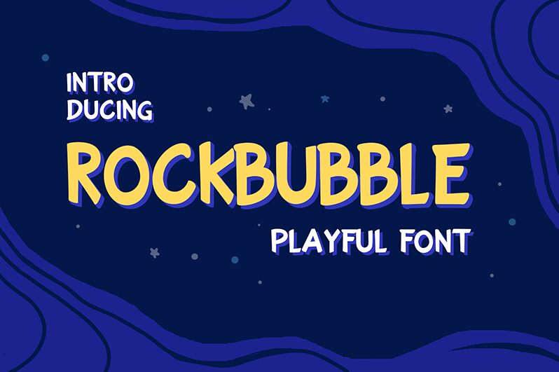 ROCKBUBBLE Шрифт
