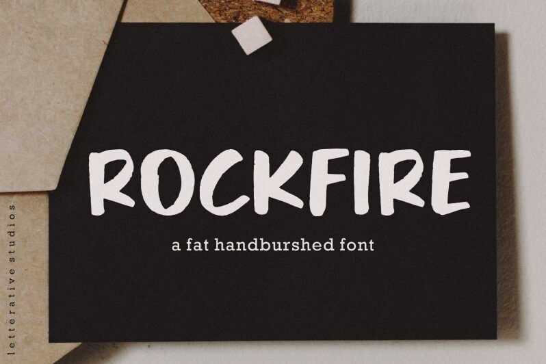 Rockfire Schriftart