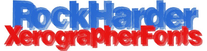 RockHarder Schriftart