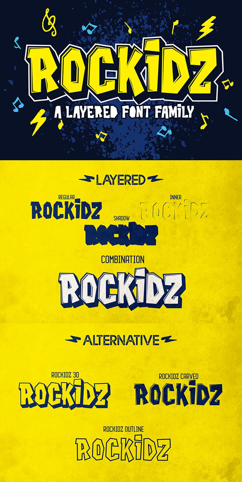 Rockidz Schriftart