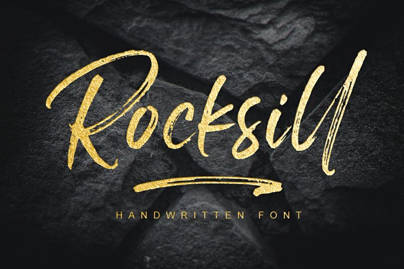 Rocksill Schriftart