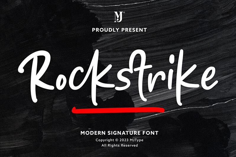 Rockstrike Czcionka