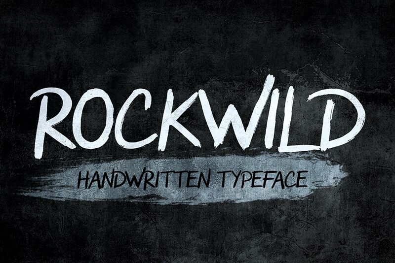 Rockwild Schriftart