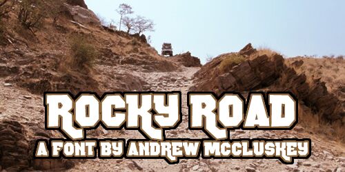 Rocky Road Czcionka