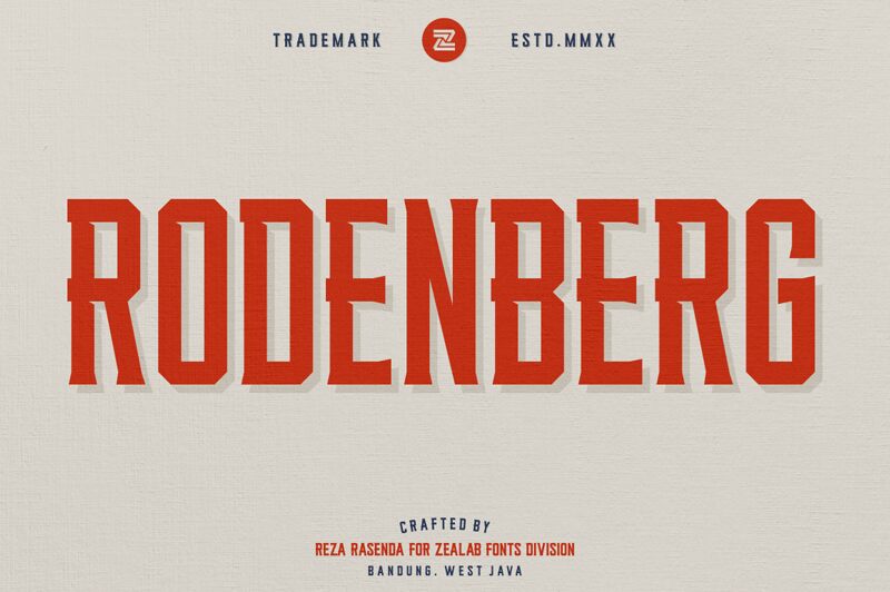 RODENBERG Font