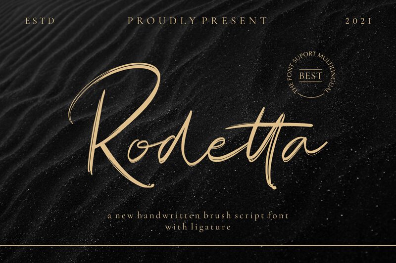 Rodetta Schriftart
