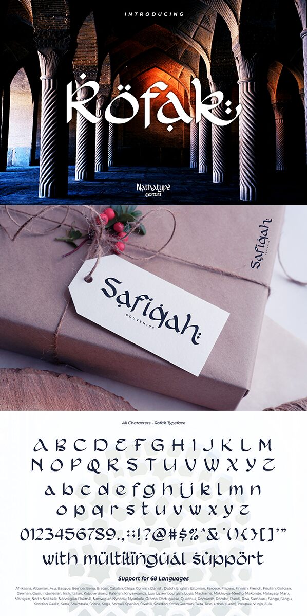 Rofak 字体
