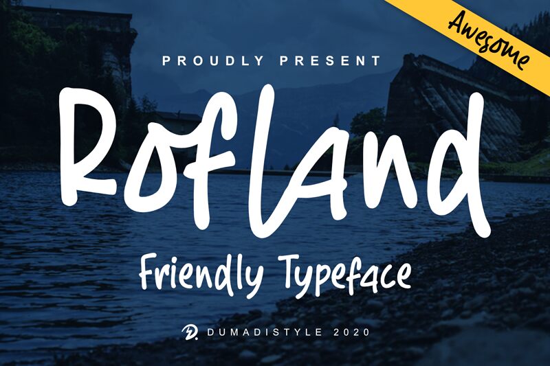 Rofland Schriftart