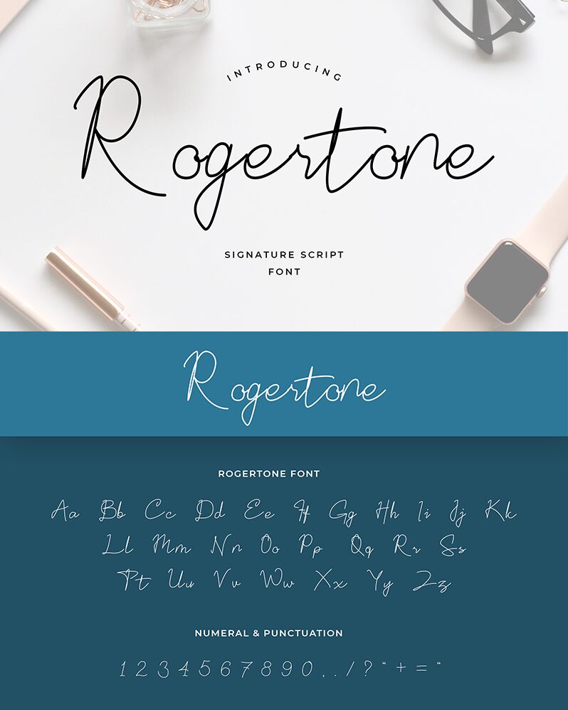 Rogertone Carattere