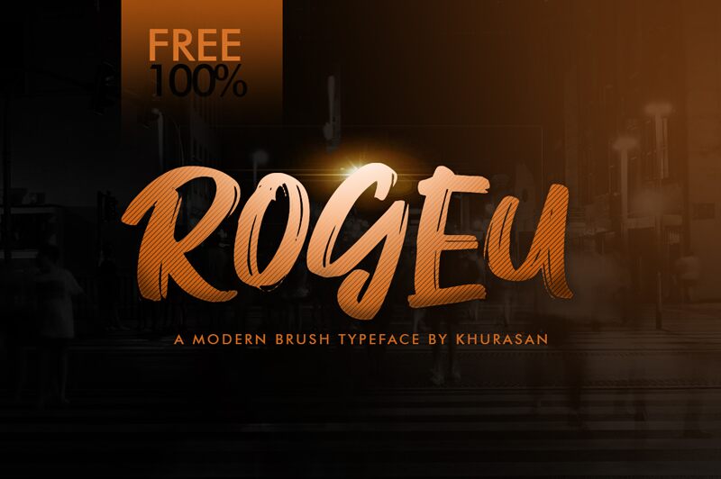 Rogeu Schriftart