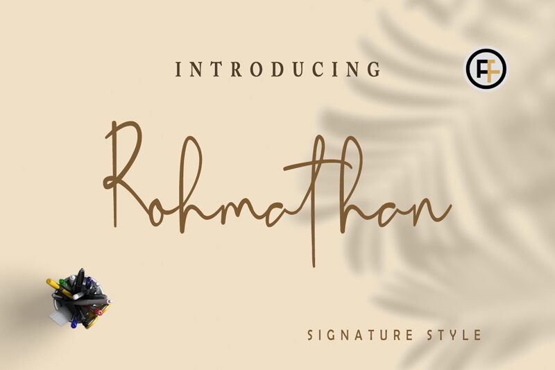 Rohmathan الخط