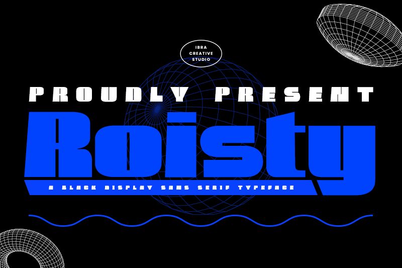 Roisty Schriftart