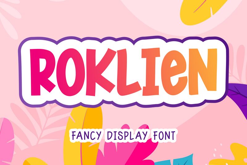 Roklien Schriftart