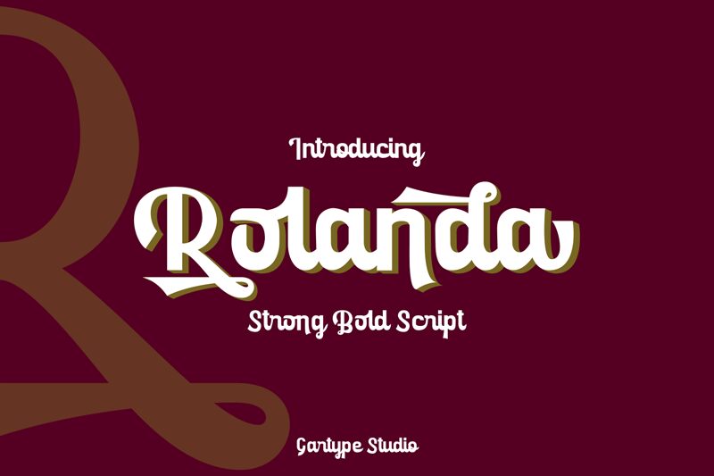 Rolanda Schriftart