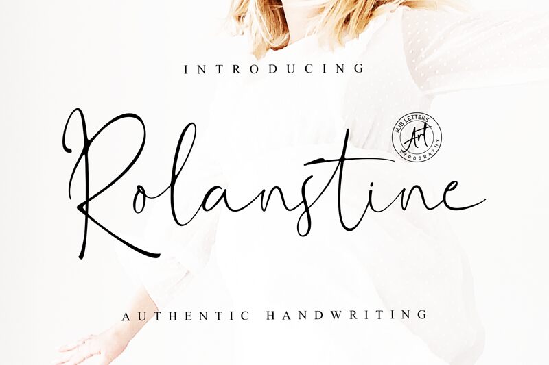 Rolanstine Schriftart