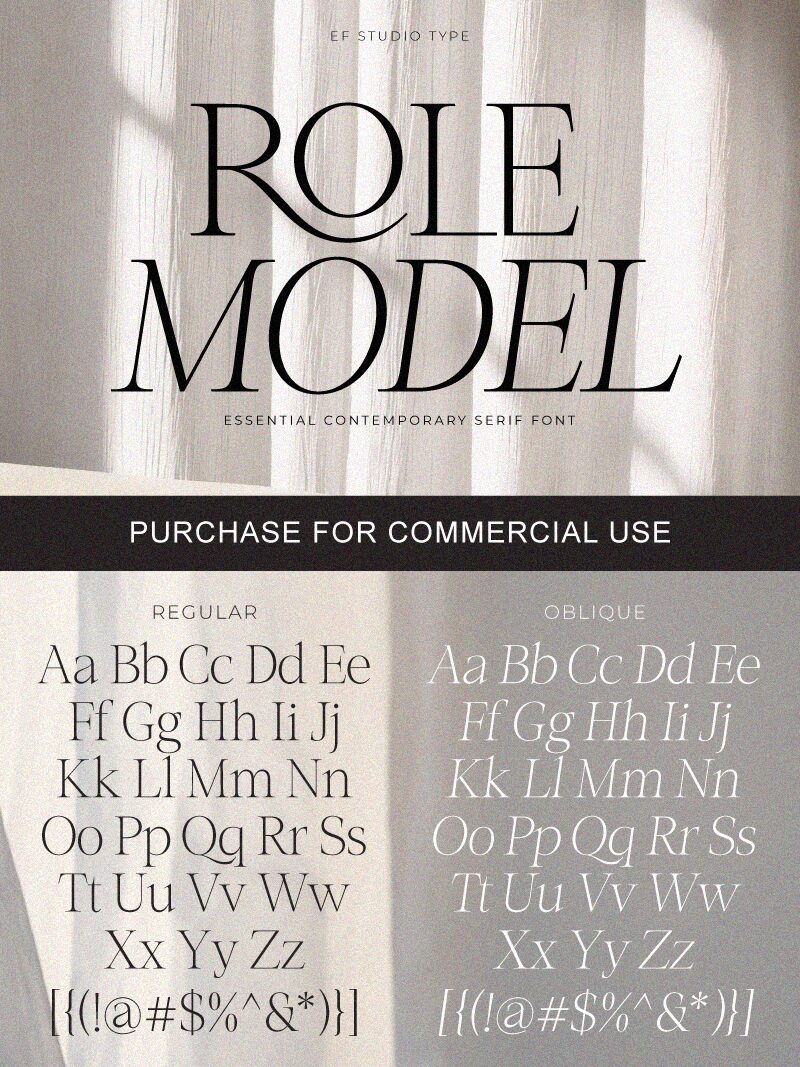 Role Model Schriftart