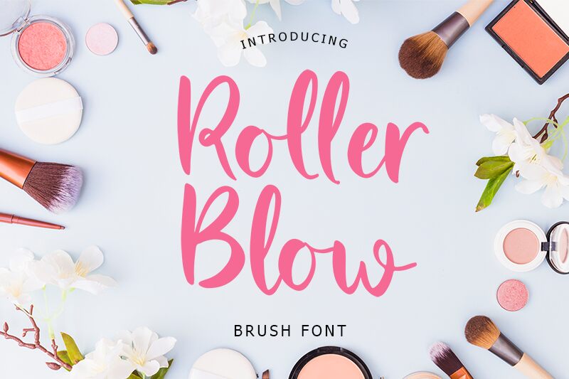 Roller Blow Schriftart