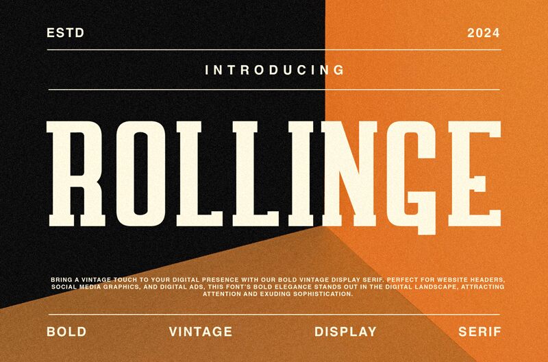 Rollinge Schriftart