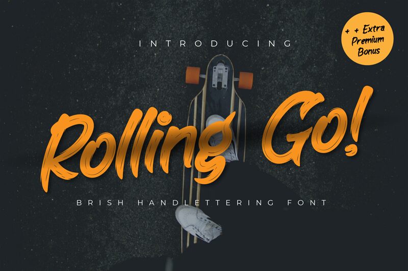 Rolling Go Schriftart