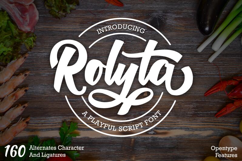Rolyta Druh písma