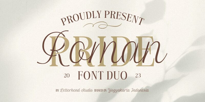 Roman Pride Serif Carattere