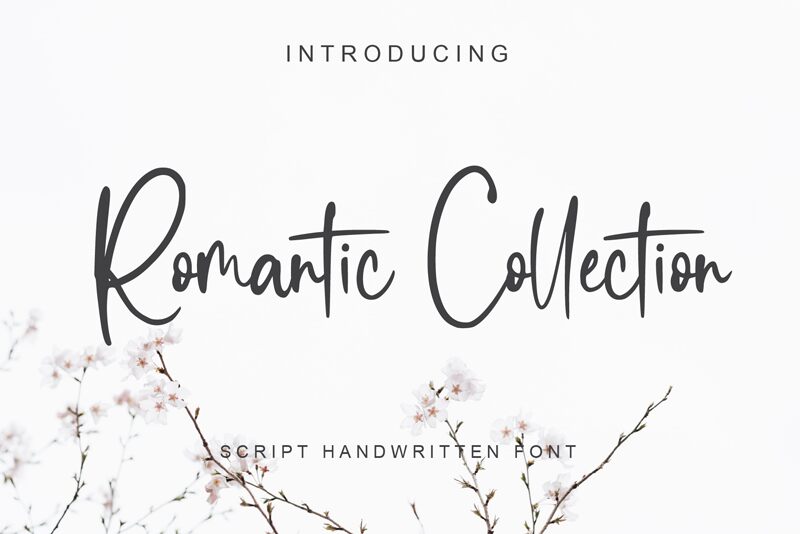 Romantic Collection Schriftart