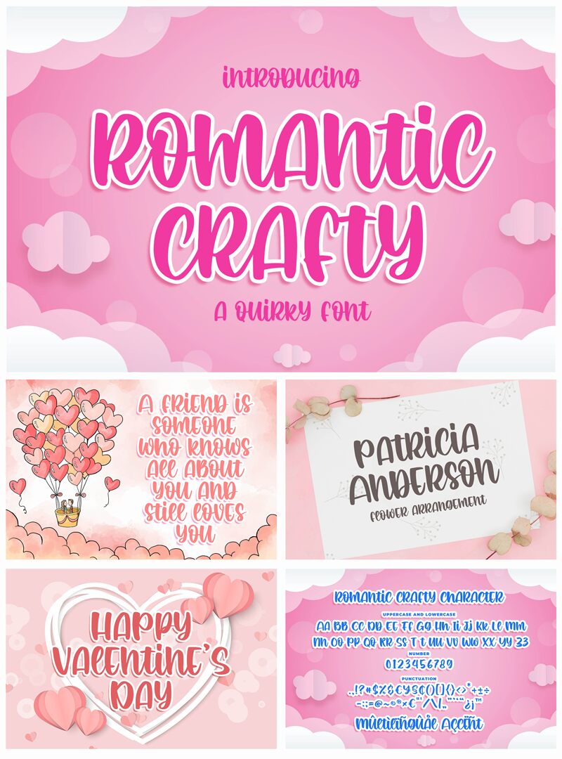 Romantic Crafty Schriftart