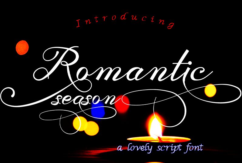 Romantic Season Schriftart