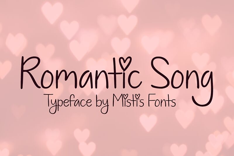Romantic Song Schriftart