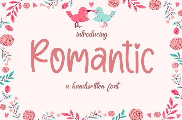 Romantic Czcionka