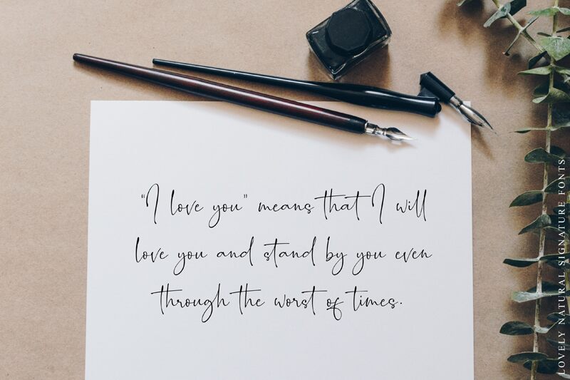 Romantically Czcionka